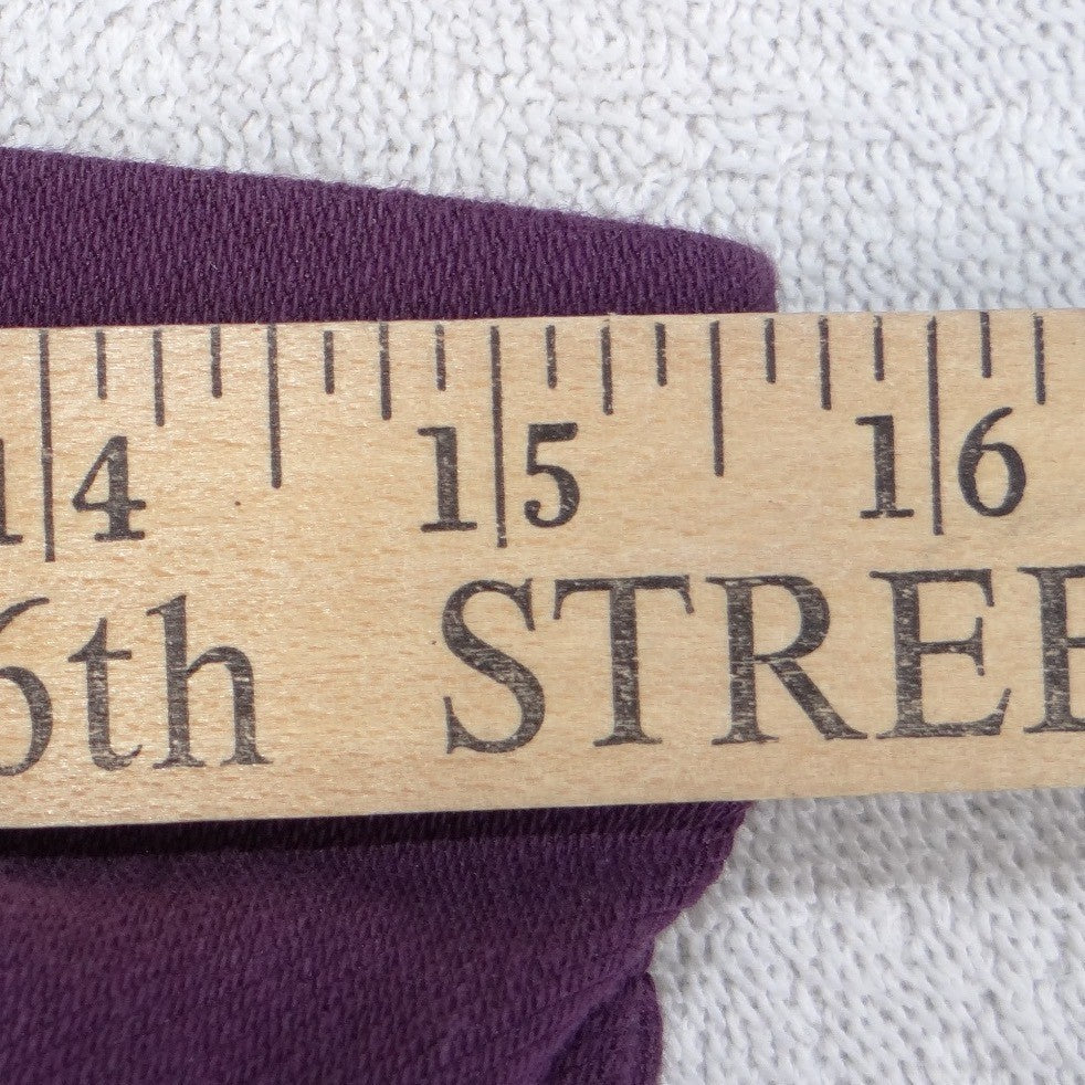 Time and Tru Womens Purple High Rise Pull On Jeggings Size L 12 14 Skinny Pants3