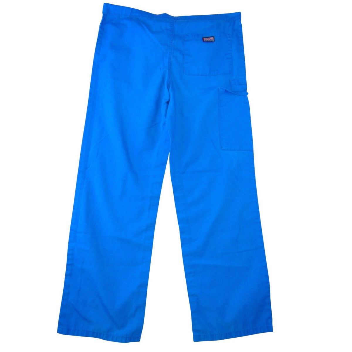 Cherokee Workwear Scrub Pants Royal Blue Drawstring Cargo Medical Uniform XS2