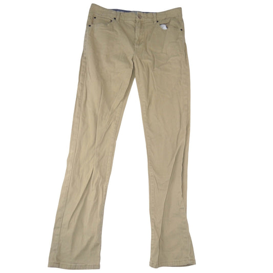Lucky Brand Mens Authentic Skinny Stretch Tan Khaki Pants 31x310