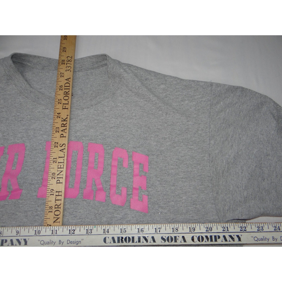 J America Sportswear Air Force Pink Graphic T Shirt XL Tee
