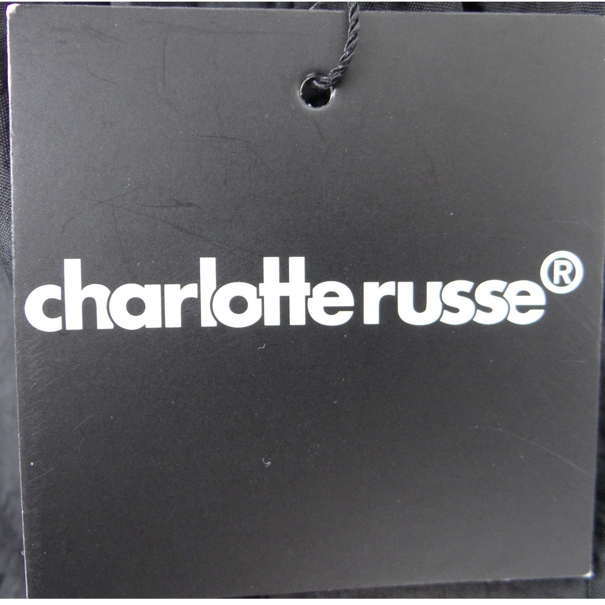 NWT Charlotte Russe Womens Black Nylon Athletic Shorts Side Toggles S3