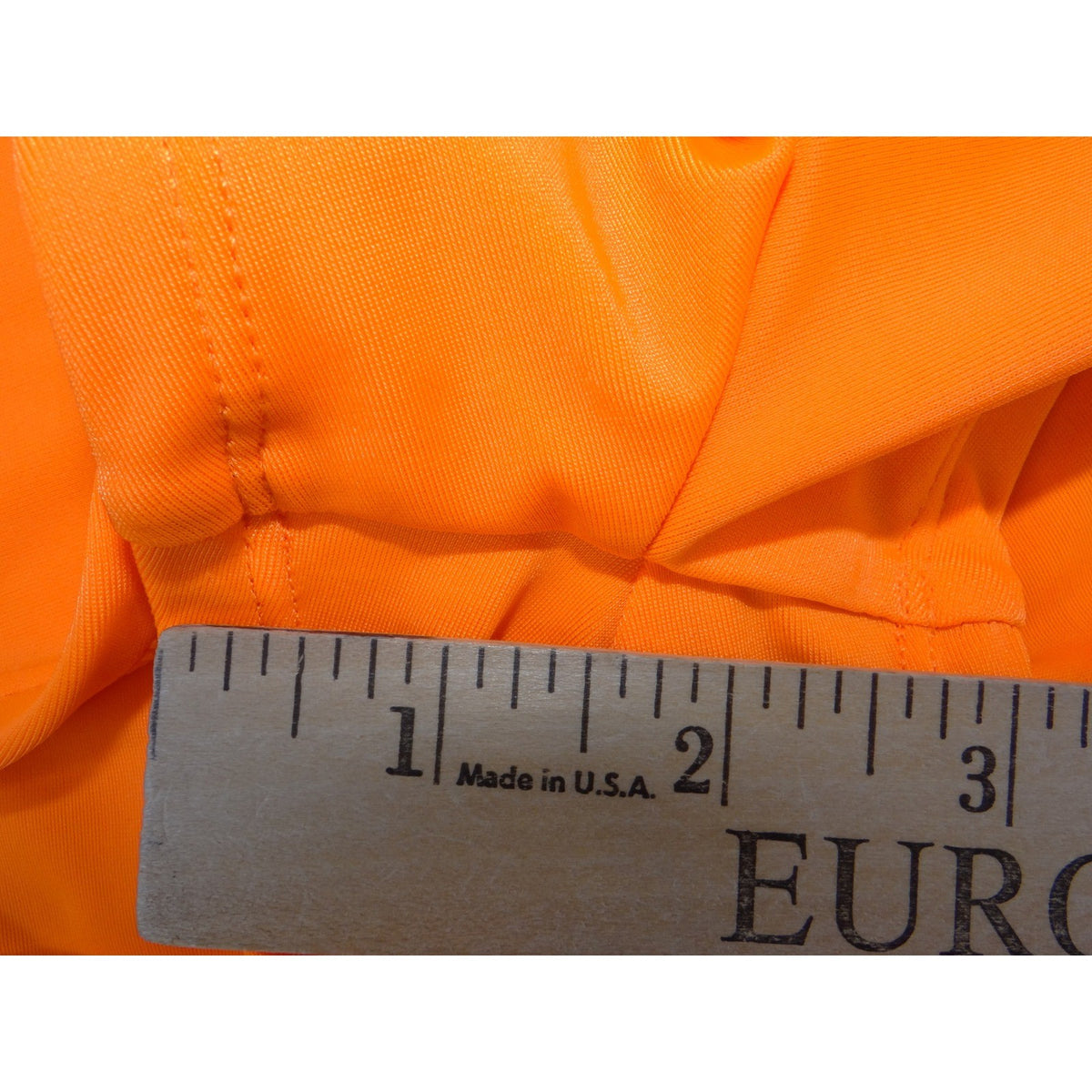 Womens Neon Orange Swim Shorts Boyleg Athletic Bottoms Size L4