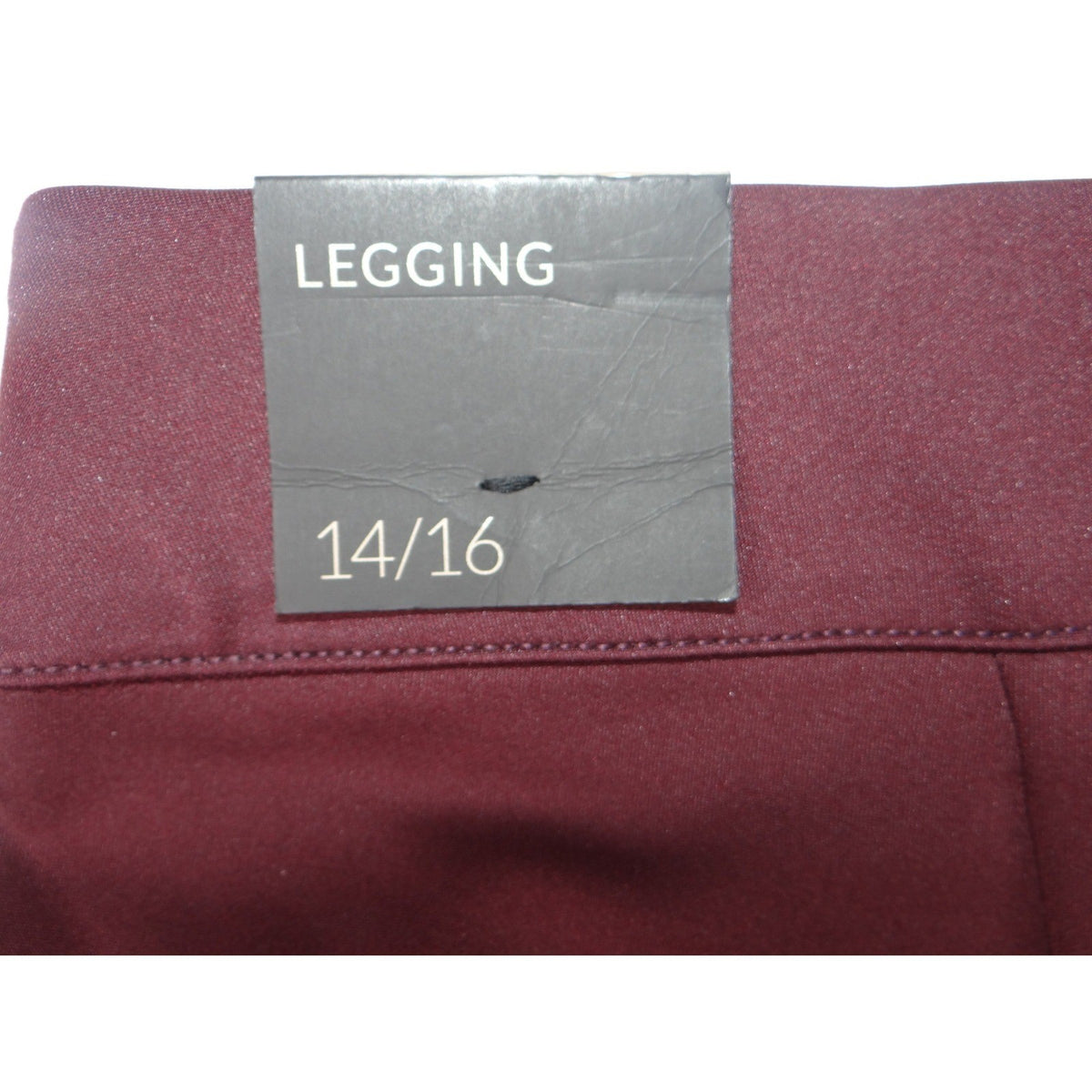 NWT-Lane Bryant Burgundy Legging Pants Women Size 14 16 Comfort Stretch Casual2