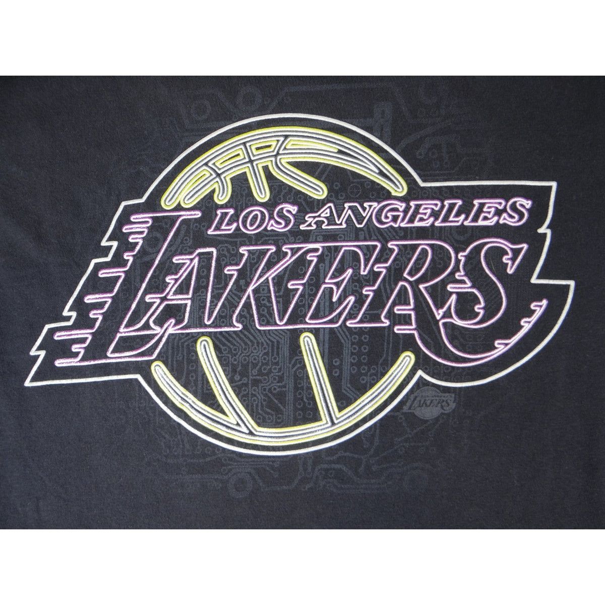 Los Angeles Lakers Kobe Bryant 24 Majestic NBA Basketball T Shirt Mens M