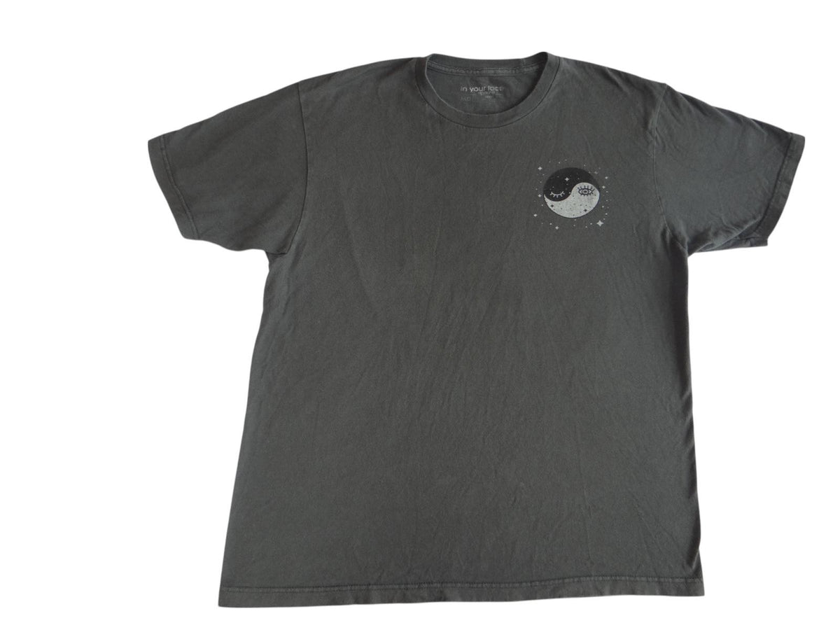 Heavily Meditated Yin Yang Graphic T Shirt   In Your Face Apparel1