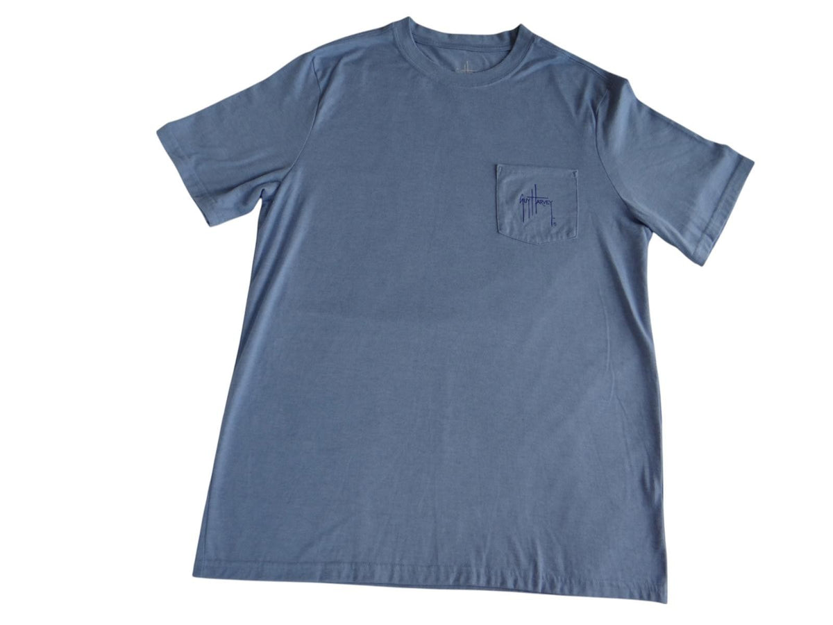 Guy Harvey Men's Billfish T-Shirt - Large - Blue
