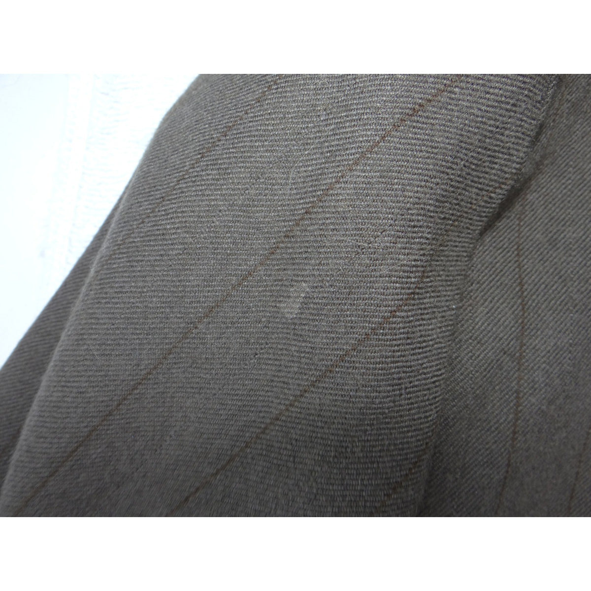Stafford Mens Brown Pinstripe Two Button Blazer Sport Coat Jacket Regular 39126