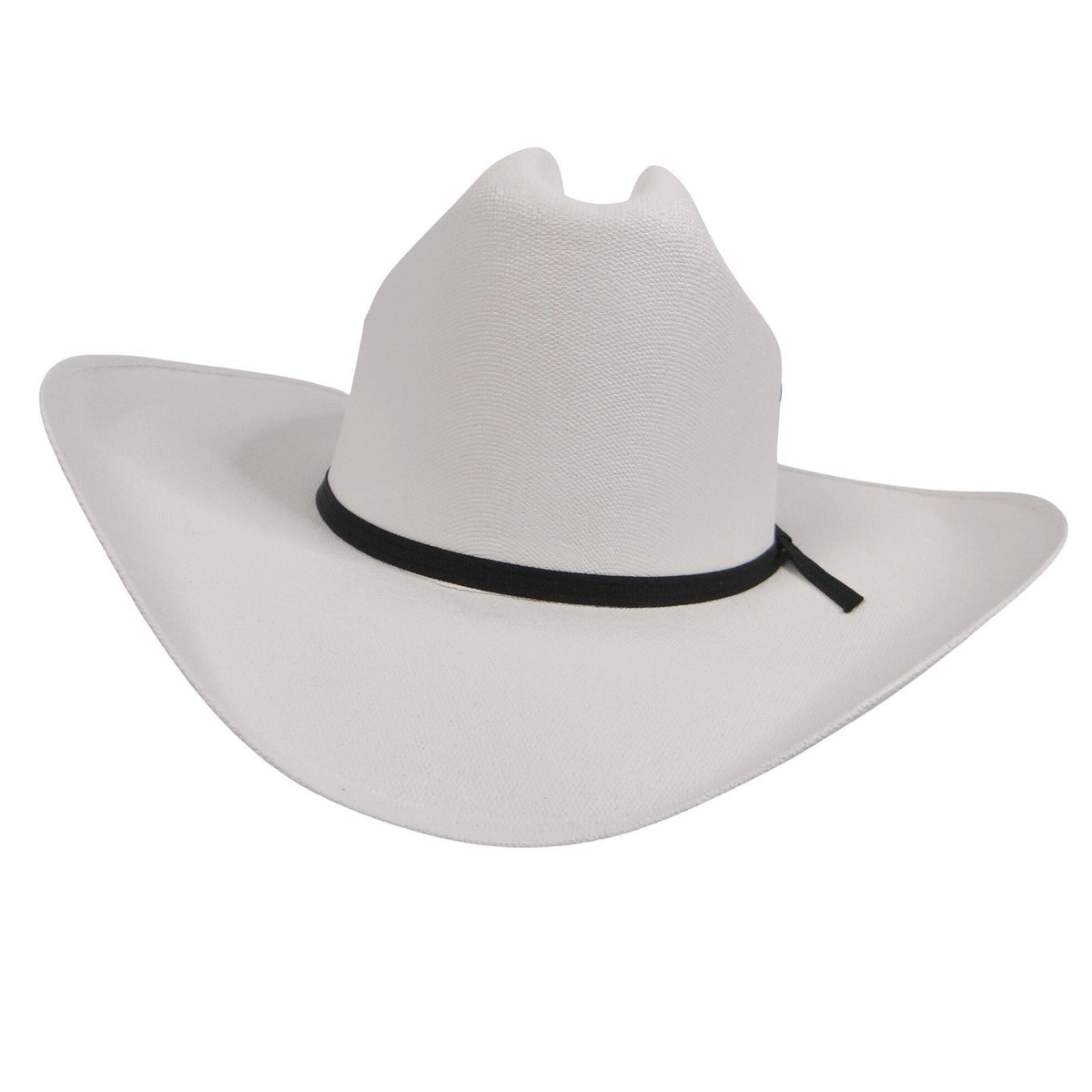 Smithbilt White Straw Cowboy Hat Cattleman Crease Wide Brim Western Hat 21820
