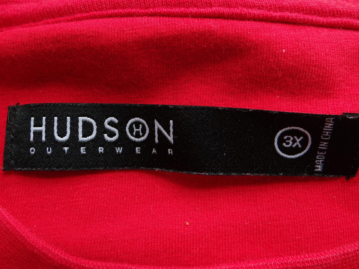 Hudson Outerwear Men's Red Short Sleeve T-Shirt Size 3X