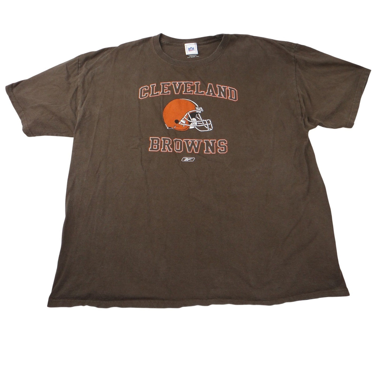 Cleveland Browns NFL Football Helmet Graphic T Shirt Men's Brown0